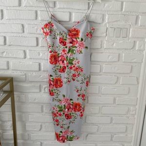 Floral midi dress